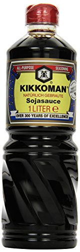KIKKOMAN Soja-Sauce, 1er Pack (1 x 1 l)