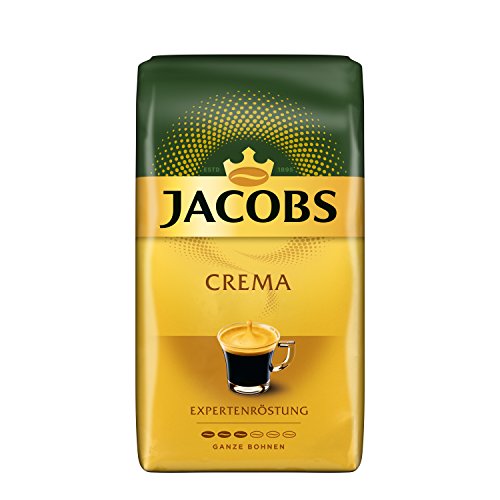 Jacobs Expertenröstung Crema, Kaffee Ganze Bohne, 1er Pack (1 x 1 kg)
