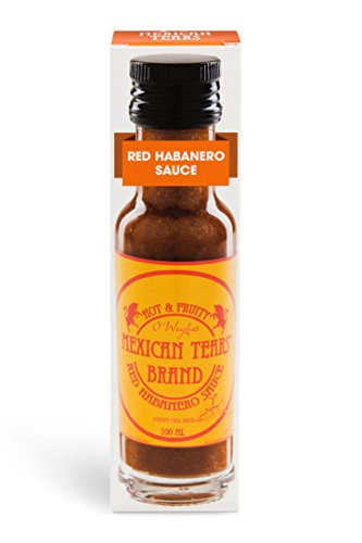 Mexican Tears® – Red Habanero Sauce, scharfe Sauce aus Habanero Chilis [100ml Chilisauce]