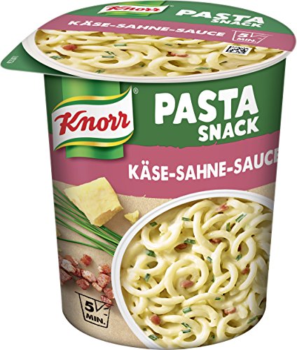 Knorr Pasta Snack Käse-Sahne-Sauce 1 Portion, 8er Pack
