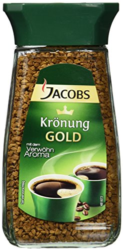 Jacobs Krönung Löskaffee Glas, 6er Pack (6 x 100 ml)