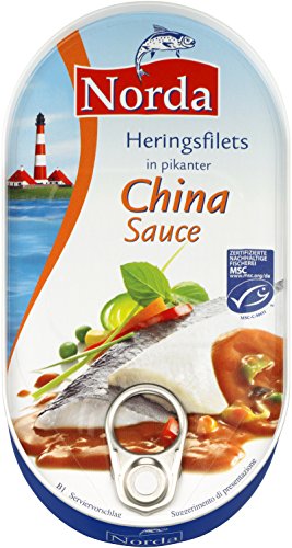 Norda Heringsfilets, zarte Fisch-Filets China, MSC zertifiziert, 13er Pack (13 x 200 g)