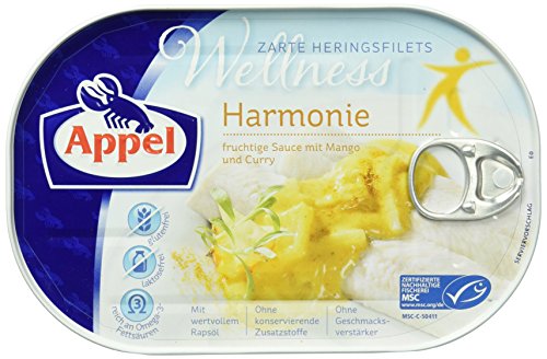 Appel Heringsfilets Wellness Harmonie, Gluten- und Laktosefrei, MSC zertifiziert, 10er Pack (10 x 200 g)