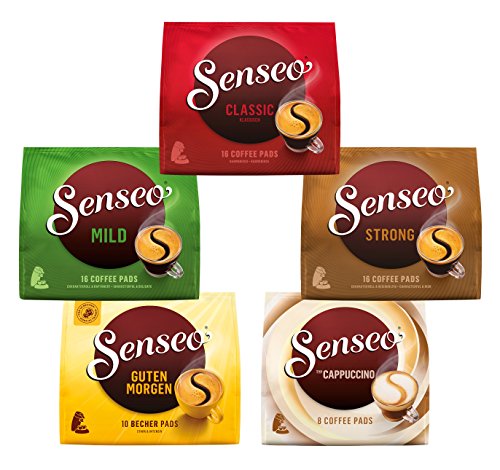 Senseo Kaffee Pads Vielfaltspaket- 5 verschiedene Sorten, 1er Pack (1 x 550 g)