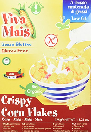 VIVA MAIS Corn Flakes – Glutenfrei Bio, 1er Pack (1 x 375 g)