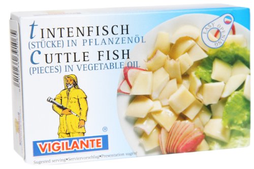 Tintenfisch in Pflanzenöl / Calamar en aceite vegetal – 115 gr
