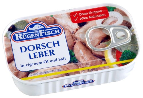 Rügenfisch Dorschleber, 5er Pack  (5 x 115 g)