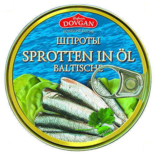 Dovgan Baltische Sprotten in Öl, 9er Pack (9 x 160 g)