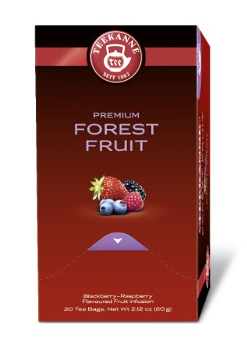 Teekanne Premium Waldbeeren, 20er aromaversiegelte Beutel, 5er Pack (5 x 60 g)