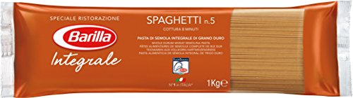 Barilla Pasta Nudeln Spaghetti n. 5 Integrale Vollkorn, 5er Pack (5 x 1 kg)