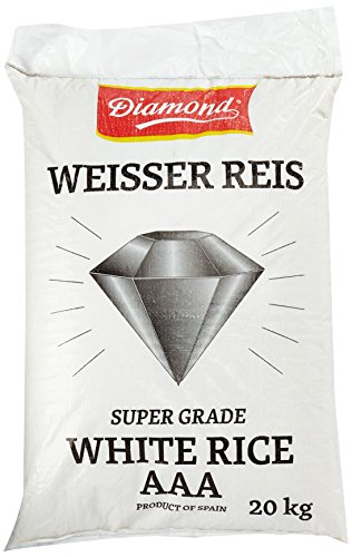 DIAMOND Weißer Reis, Langkorn 100%, 1er Pack (1 x 20 kg)