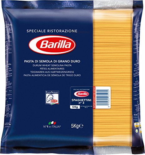 Barilla Pasta Nudeln Spaghettini n. 3, 1er Pack (1 x 5 kg)