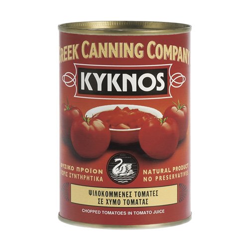 Kyknos gewürfelte Tomaten – 400g Dose, 4er Pack (4 x 400 g)