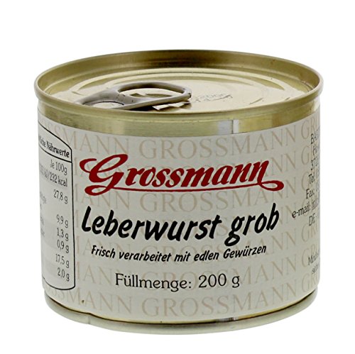 Grossmann – Leberwurst grob – 200g
