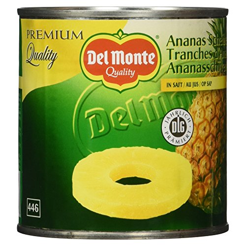 Del Monte Ananas Scheiben in Saft, 435 g