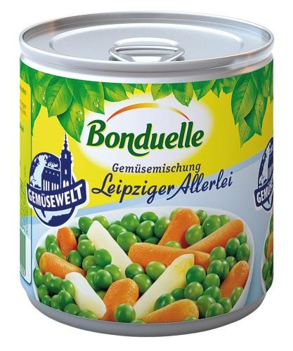 Bonduelle Gemüsemisch.Leipzige , 4er Pack (4 x 400 g Dose)