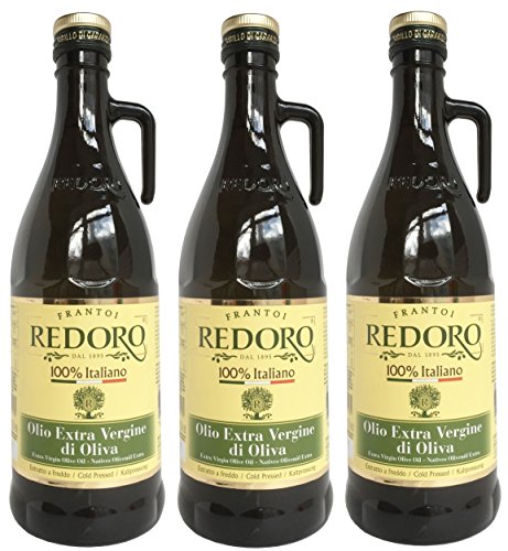 Olivenöl REDORO (3 x 1Liter) – extra nativ- kaltgepresst – Olio Extra Vergine d`Oliva