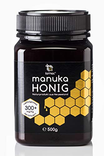 Larnac Manuka Honig 300+ MGO aus Neuseeland, 500g, zertifizierter Methylglyoxalgehalt