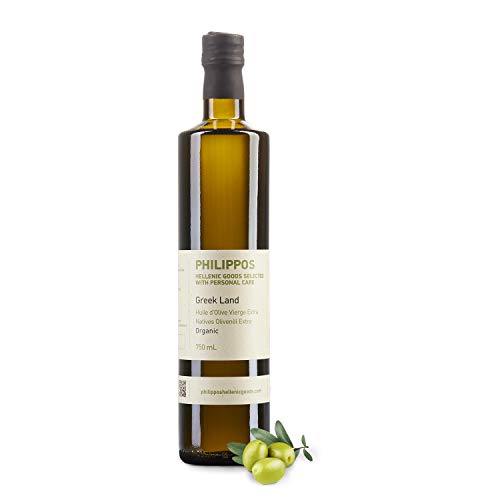 BIO Olivenöl „Greek Land“ | Extra natives Bio Olivenöl aus Griechenland | Kaltgepresst | Geringer Säuregehalt