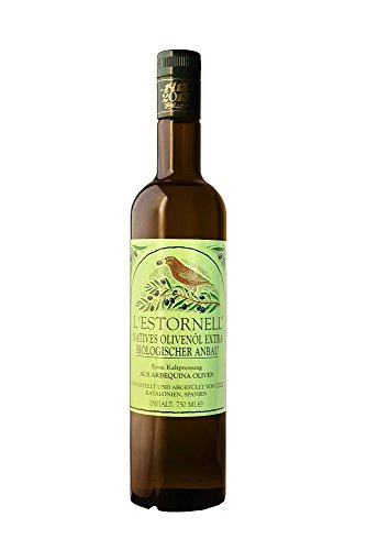 L’Estornell Natives Olivenöl Extra BIO – 0,75 l Flasche (1 x 0,75 l)