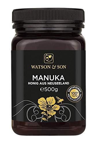 Watson & Son Manuka Honig MGO 100+ 500g Zertifizierte Premium Qualität direkt aus Neuseeland