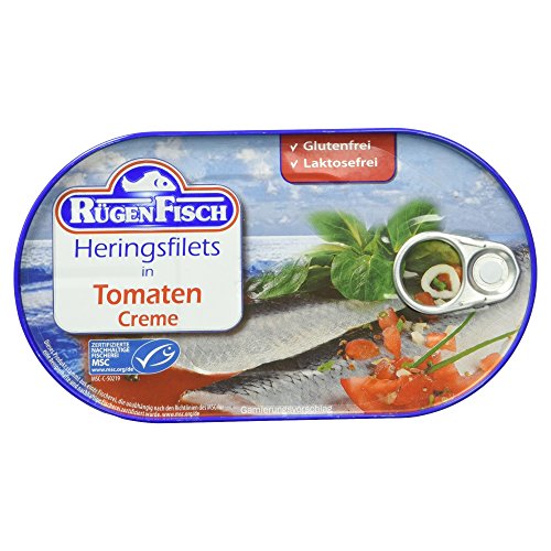 Rügenfisch Heringsfilet in Tomaten Creme, 200g