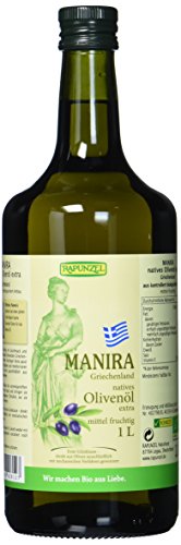 Rapunzel Olivenöl MANIRA, nativ extra, 1er Pack (1l) – Bio