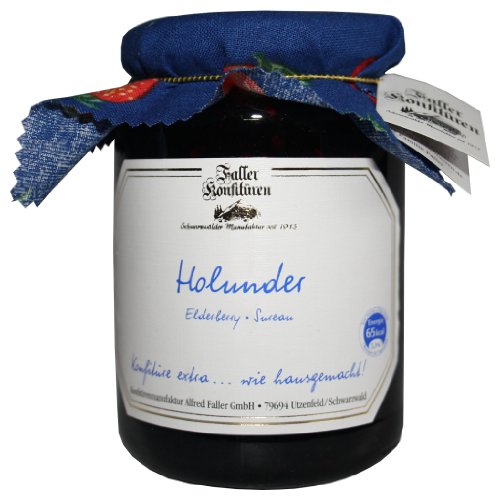 Marmelade aus dem Schwarzwald Faller Holunder-Konfitüre extra 450 Gramm