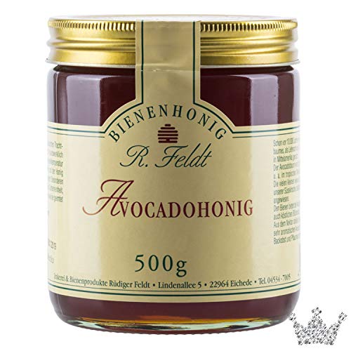 Avocado Honig, dunkel, flüssig, leichtes Pflaumenaroma, 500g